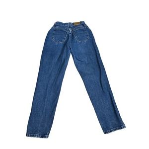 Vintage Lee Original Jeans 4 S Blue Dark Tapered Mom Western USA‎ Pants